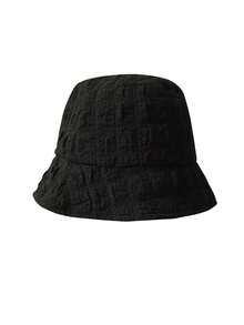 1顶柔软泡泡雪纺渔夫帽，褶皱渔夫帽，女童泡泡帽，防晒渔夫帽，钓鱼帽，女士户外遮阳帽，必备露营遮阳帽，夏季，沙滩 - 彩色 - 查看 10