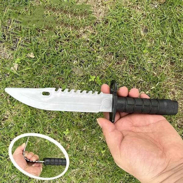 Plastic Toy Knife Model, Military Training Knife, Practical Training Soft Knife, Military Equipment, Stage Performance, Photo Prop Knife