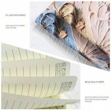 Dieses A5 3D-Ölgemälde-Notizbuch, ein Hardcover-Tagebuch mit einer lebendigen floralen Textur, eignet sich perfekt zum täglichen Schreiben, Zeichnen und Notieren und ist ein ideales Geschenk für Künstler, Studenten und kreative Menschen. - Lila - Übersicht 3