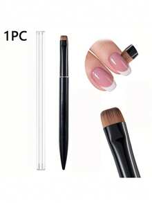 3-In-1 French Nail Brush, Multi-Functional Pointed Tip Precise Nail Art Brush - Multicolor - View 2