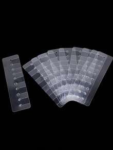 10pcs Heat Resistant Clips For Hair Extensions, Multi-Functional Hair Partition Clips Hair Styling Tools Hair Tool Kit - White - View 3