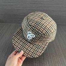 1 chiếc mũ lưỡi trai kiểu retro, vành mũ thêu chữ, họa tiết da báo, phong cách đường phố thường ngày, mũ snapback unisex - Nhiều màu - Xem 5