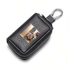 Men's Car Key Case - Simple Zippered Key Case With Lid, Durable Locking Snap For Storage, Suitable For Everyday Use And Special Occasions (Teacher's Day/Mother's Day/Father's Day Gift) Personalized Gift, A Gift Full Of Love, Creative Men's Gift, Fun Gift, Dad's Gift, Gift Ideas - Multicolor - View 35