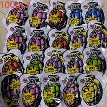 100pcs/30pcs/10pcs Random Colored Fake Grenade Shaped Poppers, Balloons, Exploding Prank Toys For Party, Wedding, Bridal Shower, New Year Celebration, April Fools' Day Activities And Props - Small Fried Buns - View 11