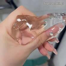 Đồ chơi bóp mềm hình pho mát trong suốt bằng silicon, -Cảm giác cực kỳ mềm mại, bóng bóp giảm căng thẳng, đồ chơi giảm lo âu hình thức ăn trong suốt dành cho thanh thiếu niên và người lớn, vật trang trí bàn làm việc giúp giảm lo âu. - Nhiều màu - Xem 3