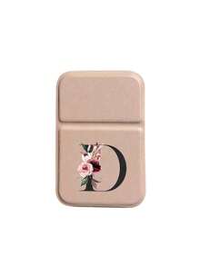 1pc A-Z Letter Foldable Makeup Mirror, Pink Floral Black Letter Portable Travel Makeup Mirror With Stand, Rectangular Desktop Vanity Mirror, Lightweight And Convenient, Personalized Letter Gift Suitable For Mom, Teacher, Girlfriend, Birthday, Mother's Day, Christmas, Graduation, Independence Day, Wedding, Music Festival - Multicolor - View 17