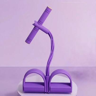 1pc Elastic Yoga Stretching Board With Resistance Band, Multi-Functional Stretching Tool For Leg/Waist/Arm Training And Weight Loss Fitness Accessories