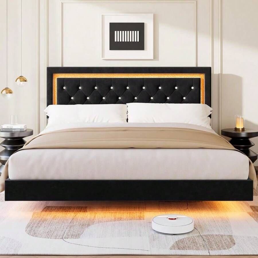Bed Frames - KING - Black - View 1