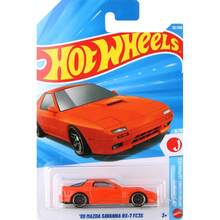 Mattel 1辆风火轮1:64比例合金车模玩具系列 - 2026E合金收藏系列 - 帕加尼Huayra/道奇/马自达RX-7/玛莎拉蒂 - 男孩玩具车模 - 圣诞节生日礼物 - 适合3岁及以上儿童 - 彩色 - 查看 27