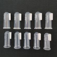 宠物牙刷 - 狗狗牙刷、猫咪牙刷、狗狗牙刷套装、狗狗指套牙刷（用于清洁狗狗牙齿）、猫咪牙刷、狗狗牙刷、幼犬牙刷、宠物牙齿护理 - 彩色 - 查看 7