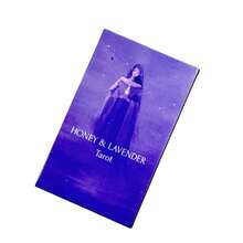 蜂蜜薰衣草塔罗牌套装 - 78张卡牌，包含卡牌游戏、指南手册、直觉占卜牌组、灵性疗愈与冥想礼品、引人入胜的神谕牌组以及舒缓芳香疗法入门指南 - 彩色 - 查看 11