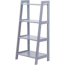 Wall Rack Display Storage Shelving Unit Stand 4 Tier Ladder Shelf Bookcase - Multicolor - View 4