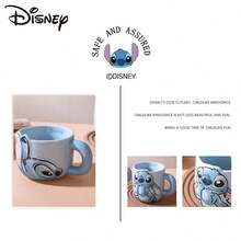 Disney Cốc sứ in hình 3D Stitch chính hãng, cốc đựng sữa/cà phê, chất lượng cao. - Nhiều màu - Xem 6