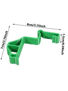 4/8 piezas Clip de ventilación para bote de basura, accesorio para la circulación de aire del bote de basura para mantener la tapa abierta, se ajusta a múltiples tamaños de botes, color verde - multicolor - Ver 3
