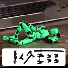 6 件/套可动娃娃，机器人 13 关节娃娃，3D 打印玩具，关节幸运模型，收藏品，生日礼物，3D 打印娃娃娃娃幸运娃娃 13 关节第三代可动娃娃全身减压娃娃 - 彩色 - 查看 11