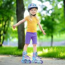 Patines En Línea Para Niñas, Patines Ajustables Con Forma De - Violeta - Ver 7