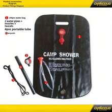 20L Portable PVC Shower Water Bag, Beach Essential, Summer Water Sports Accessory, Anti-Sand, For Beach Shower, Camping - Foldable Outdoor Camping Shower With Red Soft Hose And On/Off Switch, Durable And Lightweight, Suitable For Hiking, Travel And Outdoor Adventure, Camping Shower Bag - A - View 8