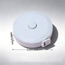 1.5米塑料柔性可伸缩卷尺，可测量腰围/身高，便携式应急解决方案 - B - 查看 7