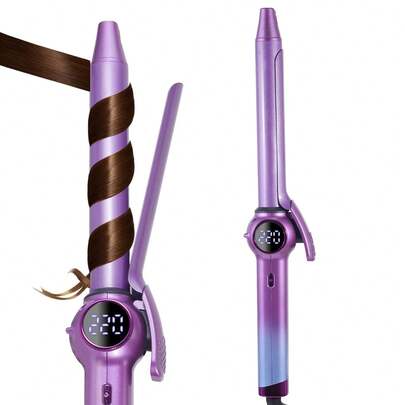  HATTEKER 1pc Convenient Curling Iron, Bangs Curler, Home Use Negative Ion Hair Curling Tool, No Damage