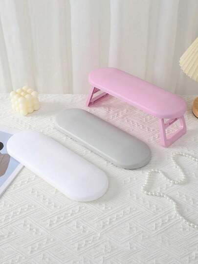 Giá đỡ tay gấp gọn di động 30x10.7x10.8cm | Giá đỡ tay tiện dụng, bền bỉ, thoải mái, thiết kế công thái học, giá đỡ tay làm móng chuyên nghiệp, giá đỡ tay làm móng acrylic Macaron, giá đỡ tay acrylic di động, gối kê tay làm móng, thích hợp sử dụng tại nhà, ngoài trời và trên bàn làm việc của salon làm móng, lý tưởng cho người mới bắt đầu làm móng tay và móng chân, cũng là món quà tuyệt vời cho gia đình và bạn bè trong dịp lễ hoặc Giáng sinh.