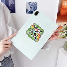 1PC Are You Okay? No But I'm Funny, Rainbow Affirmation Sticker For Laptops, Water Bottles, Notebooks, Ipads, And Cups, For Students, Teachers, Office Workers, Creatives, Retail Workers, And Anyone Who Uses Humor To Cope With Mild Daily Chaos, Perfect Gift For Humans Who Are Not Okay But Still Hilarious - Multicolor - View 7