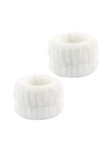 Soft Sponge Headband, Face Wash Wristband, Popular Headband Set, High Crown Sponge Braided Cloud Hair Hoop Accessories - Soft and Fluffy Clouds - View 14