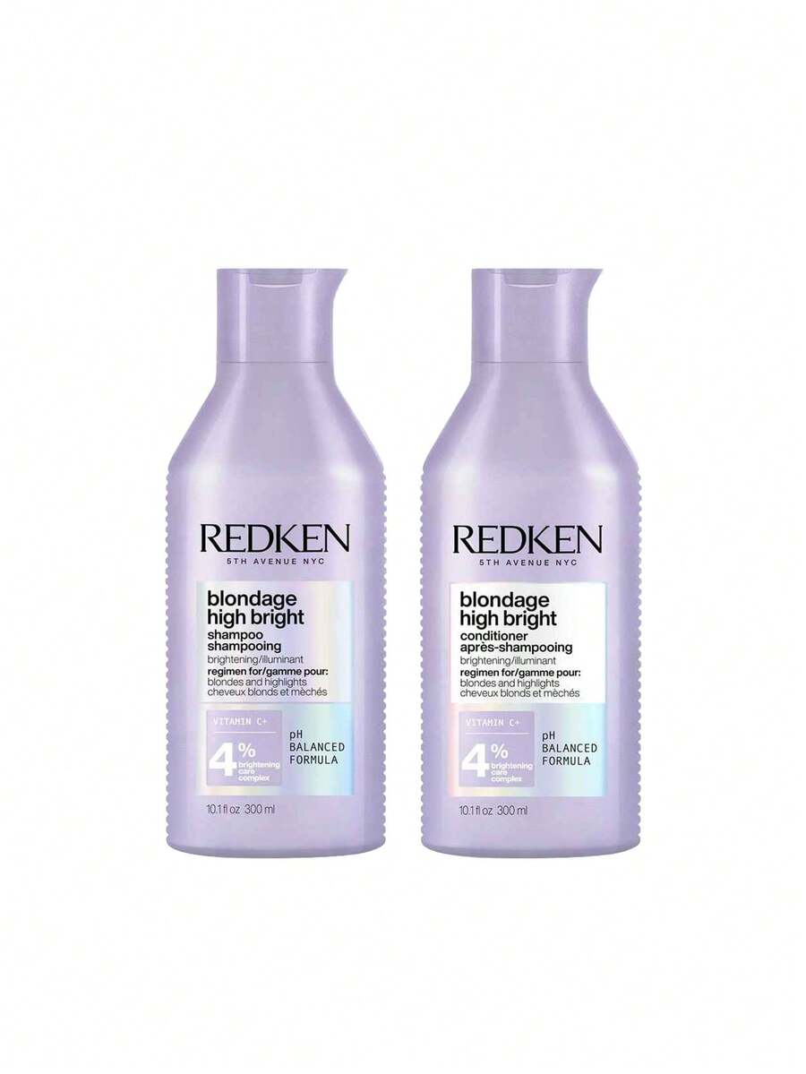 Redken [Bundle] Blondage High Bright Shampoo 300 Ml + High Bright Conditioner 300 Ml - Blondage - View 1