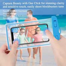 6/12/24Pcs  Phone Pouch With Lanyard Waterproof Multi-Color Storage BagConvenient Lanyard Design: Equipped With A Detachable Lanyard For Easy Carrying And Hanging, Perfect For Hands-Free Use During Outdoor Adventures Like Boating, Hiking, And Beach Trips. - Multicolor - View 5
