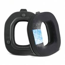 适用于 Astro A50X/A50 Gen4/A50 Gen5 耳机的冷却凝胶替换耳垫，采用冰丝面料 - 黑色 - 查看 2