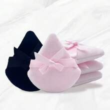 5/10/20/50 Piezas/Set Esponja de Maquillaje con Decoración de Lazo, Borla para Polvo Suelto, Ajuste de Polvo Mineral, Asequible, Adecuado como Regalo de Navidad, Herramienta Cosmética - Multicolor - Ver 6