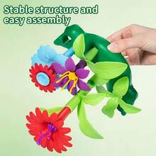 64pcs Garden Building Blocks Toy, STEM Educational Preschool Toy, Suitable For Boys And Girls Birthday Gift (Accessory Block Colors May Vary) - Multicolor - View 4