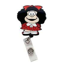 Retractable D Card Holder Reel With Cute Cartoon Design, Nurse Hospital Badge Holder Office Lanyard 1pc - X565 - View 3