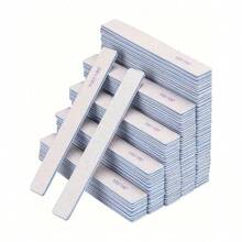 (Optional 80/80, 100/180) Grit Nail Files, Acrylic Nail Sanding Boards, Professional Manicure Tools, Suitable For Home & Salon, Durable Double-Sided - 彩色 - 查看 7