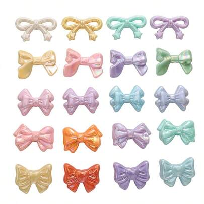 Acrylic AB Color Star Love Bow Bead DIY Handmade Bead Bracelet Mobile Phone Chain Material