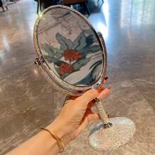 1 chiếc gương trang điểm hai mặt đính đá hình trái tim, gương selfie dễ thương dùng cho gia đình, văn phòng, ký túc xá, du lịch, sử dụng hàng ngày, đám cưới, sinh nhật, tiệc tùng, quà tặng ngày lễ, đồ trang trí nghệ thuật, đá quý, trang trí phòng, Ngày của Mẹ, Ngày Valentine, lễ hội âm nhạc, Lễ Phục Sinh - Nhiều màu - Xem 8