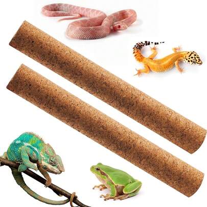 Reptiler använder korkgrenar, klättrar grenar, naturlig klättring för husdjur, korkpinne, naturlig trädgroda, korkträpinnegren för reptiler, klättrar grenar, grodor, ormar, ödlor, skäggagamer