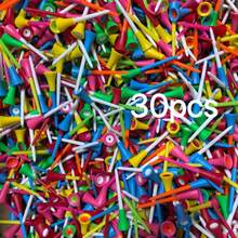 10/20/30pcs Rubber Golf Ball Tees, Random Color Plastic Golf Ball Holders, Durable Multi-Color Golf Spikes, Golf Accessories - Multicolor - View 7