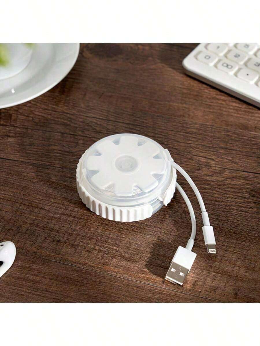 Data Cable Organizer, Cable Winder, Earphone And Mobile Phone Cable Organizer, Portable Cable Winder - Multicolor - View 1