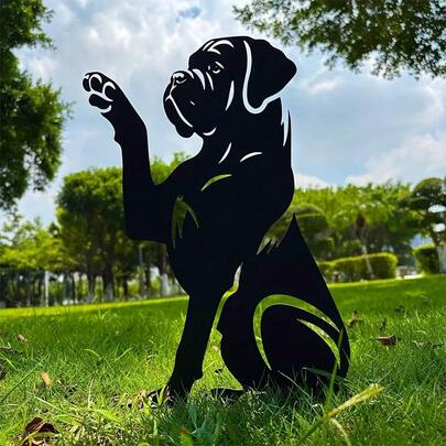 Decorative Garden Stakes, Acrylic Garden Stakes Are The Perfect Gift For Dog Lovers, Also An Outdoor Garden Decoration For Christmas, Suitable For Yard, Garden, Lawn, Porch And Fence Decoration