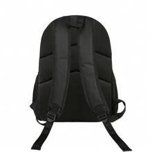 ZLIENSZUS Lightweight Backpack With  Lewis Art - Floral & Cat Design School Bag, Minimalist Everyday Backpack For College, Travel, Work - Durable Daypack For Women & Men, Easy-Clean Everyday Carry, Backpack For School, College Essentials, Playful Design, Comfortable Straps, Travel Accessory,  Accessory, Sturdy Construction, Versatile Carryall, Men And Women - 黑色 - 查看 7