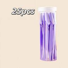 3/5/10/25/35pcs All-In-One Beauty Tools Kit, Satisfy Eyebrow Grooming, Facial Dermaplaning, Full Body Hair Removal And Various Makeup Needs, Suitable For Home, Travel And Daily Use - Light Purple - View 6