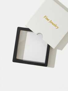 1件S925纯银镀14K金瓷砖链脚链，简约奢华ins风独特设计，女士脚部饰品 - 金色 - 查看 6