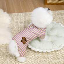 4-Leg Pet Clothes, Spring/Summer Outfit, Cat Apparel, Small Animal Costume, 4-Leg Loungewear - Purple - View 10