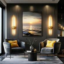 1/2pcs Wall Lamp, TV Background Wall Decor, Bedroom Light, Living Room Light, Modern Wall Sconce, With Remote Control, Rectangular Wall Light - High Capacity Rechargeable Battery, 50cm Type-C Charging Cable, Magnetic Installation, Dimmable & Color Temperature Adjustable, Suitable For Bedroom, Wall Decor, Study, Living Room, Home Decor, Holiday Gift, And Stairwell Lighting. - Three Colors Of Light - View 13