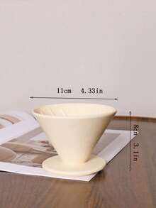 1pc Reusable Ceramic Coffee Filter, Multi-Color Options, Easy To Clean, Fast Filtering, Suitable For Home And Office Use, Ceramic Coffee Filter - Multicolor - View 8