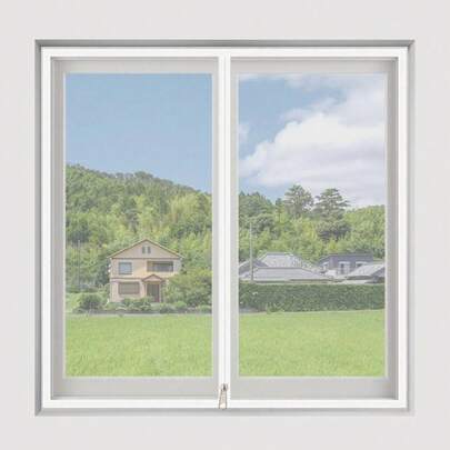 Zipper Type Magic Tape Screen Window, Easy Self-Installation For Home Use, Mosquito-Proof & Ventilated, No Drilling Required