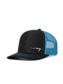 1pc Unisex Baseball Cap Letter Printing Hat Mesh Hats For Men Women Adjustable Trucker Hats Dad Hats - Multicolor - View 9