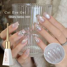 XEIJAYI 10ml 星空猫眼磁性美甲胶，猫眼效果 DIY 家用美甲胶 - 彩色 - 查看 8