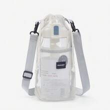 1个装 S/L 水瓶套，抽绳设计，便携网状套袋，耐用，带可调节肩带，水瓶套/杯子保护套 - 彩色 - 查看 15