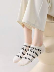 5 Pairs Women's Cartoon Boat Socks, Summer Women's INS Style Short Socks, Casual College Style Socks - Multicolor - View 12